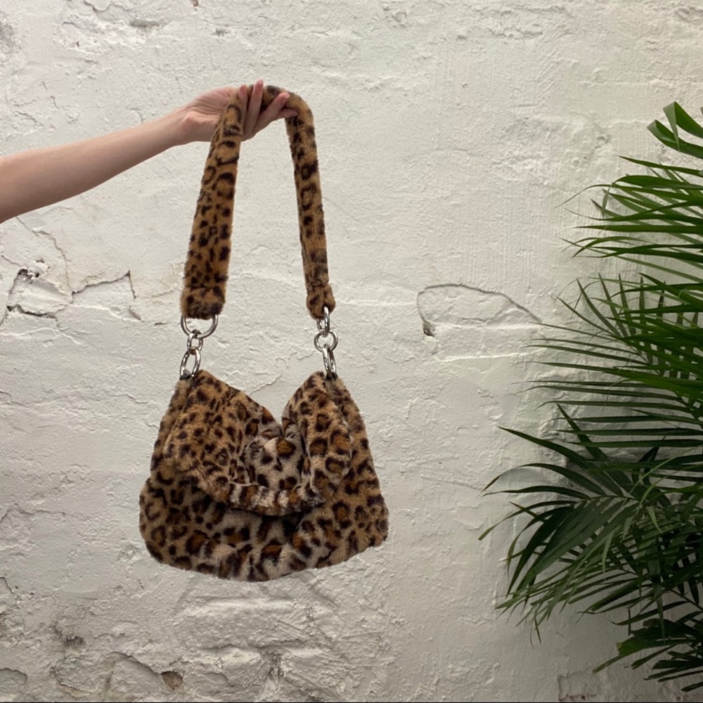 Topshop Cheetah Print Purse
